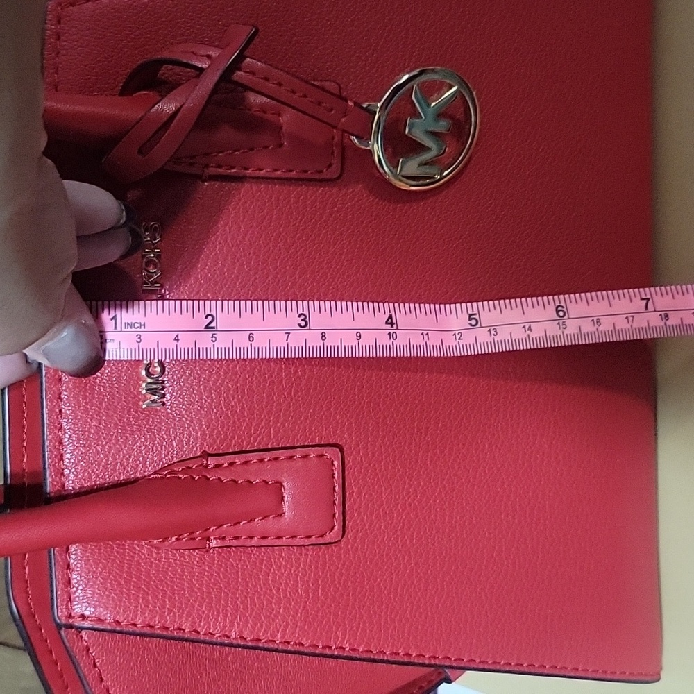 Michael Kors Red Handbag - Picture 13 of 14